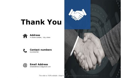 Thank You Governance Deck Ppt PowerPoint Presentation Portfolio Slideshow