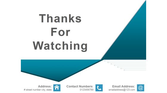 Thanks For Watching Ppt PowerPoint Presentation Design Templates