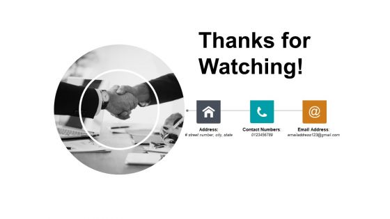 Thanks For Watching Ppt PowerPoint Presentation Icon Sample