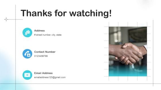 Thanks For Watching Sample Brand Expansion Positioning Strategy Topics PDF