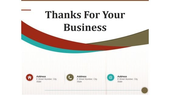 Thanks For Your Business Ppt PowerPoint Presentation Styles Background Image
