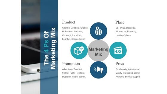 The 4 Ps Of Marketing Mix Ppt PowerPoint Presentation Graphics