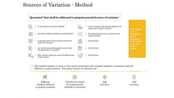 The Fishbone Analysis Tool Sources Of Variation Method Rules PDF