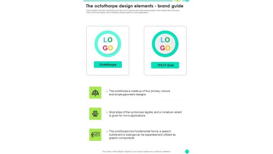 The Octothorpe Design Elements Brand Guide One Pager Sample Example Document