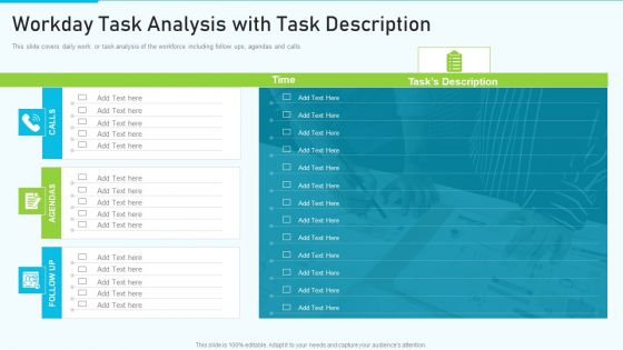 The Optimum Human Capital Strategic Tools And Templates Workday Task Analysis Themes PDF