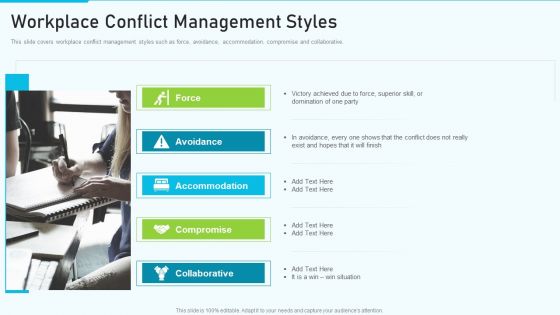 The Optimum Human Capital Strategic Tools And Templates Workplace Conflict Management Portrait PDF