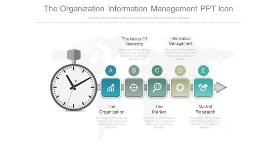 The Organization Information Management Ppt Icon