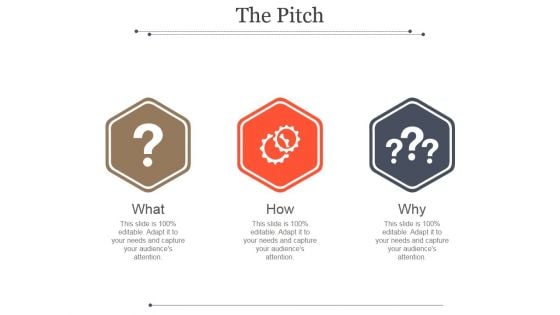 The Pitch Template 2 Ppt PowerPoint Presentation Example 2015