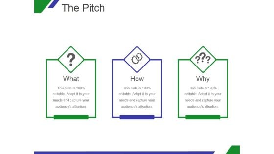 The Pitch Template 2 Ppt PowerPoint Presentation Icon