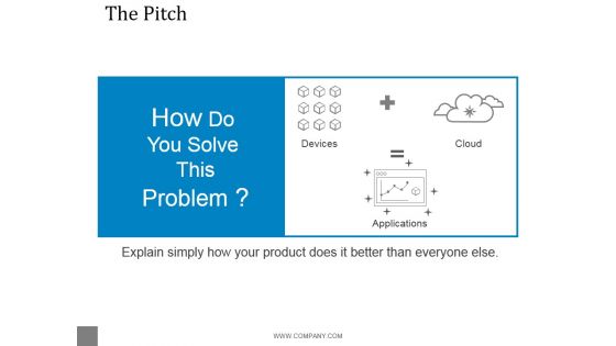 The Pitch Template 2 Ppt PowerPoint Presentation Infographic Template
