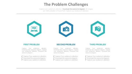 The Problem Challenges Ppt Slides