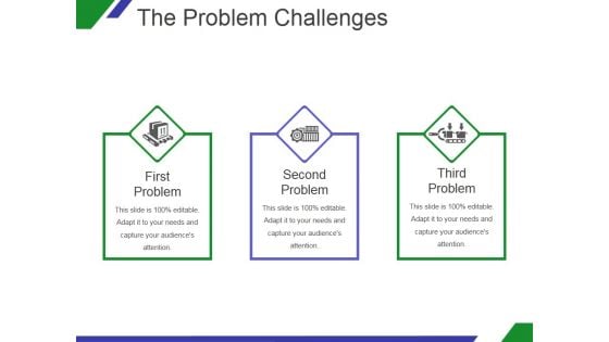 The Problem Challenges Template 1 Ppt PowerPoint Presentation Graphics