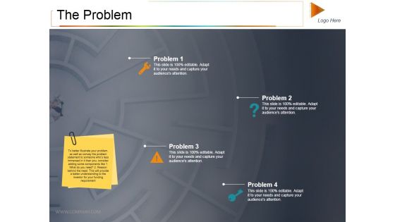 The Problem Ppt PowerPoint Presentation Gallery Example Topics