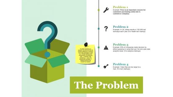 The Problem Ppt PowerPoint Presentation Ideas Slides