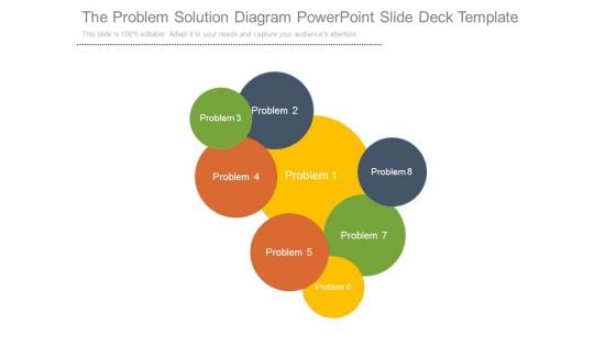 The Problem Solution Diagram Powerpoint Slide Deck Template