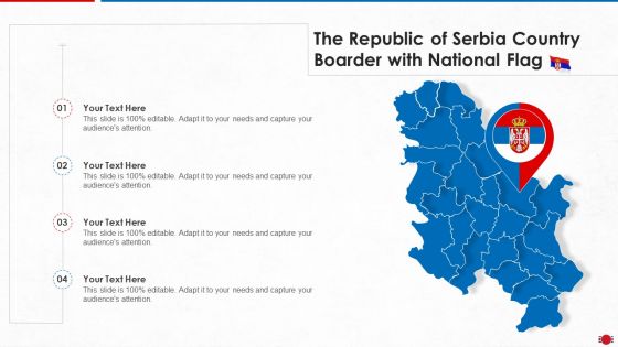 The Republic Of Serbia Country Boarder With National Flag Ideas PDF