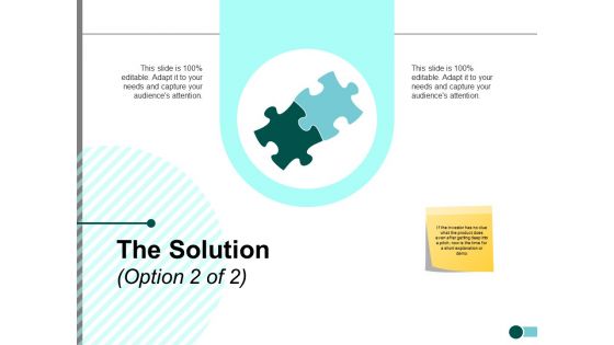 The Solution Planning Strategy Ppt PowerPoint Presentation Show Template