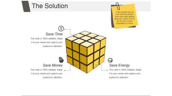 The Solution Ppt PowerPoint Presentation Layout