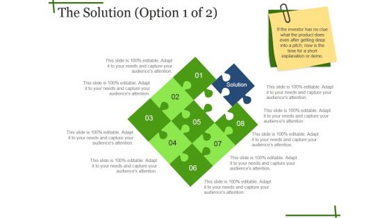 The Solution Ppt PowerPoint Presentation Layouts File Formats