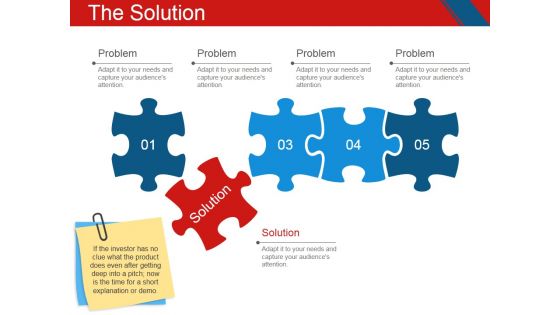 The Solution Template 1 Ppt PowerPoint Presentation Icon Files