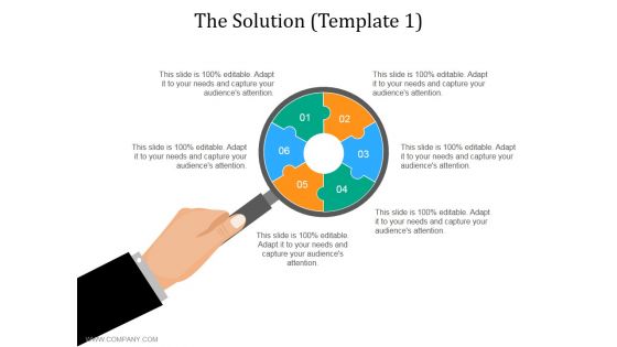 The Solution Template 1 Ppt PowerPoint Presentation Portfolio Inspiration