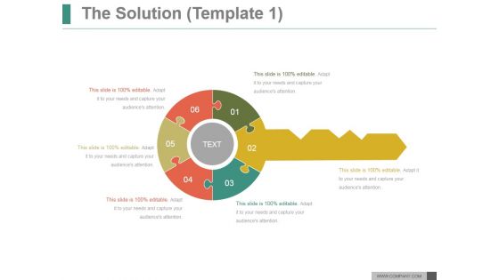 The Solution Template 1 Ppt PowerPoint Presentation Slide