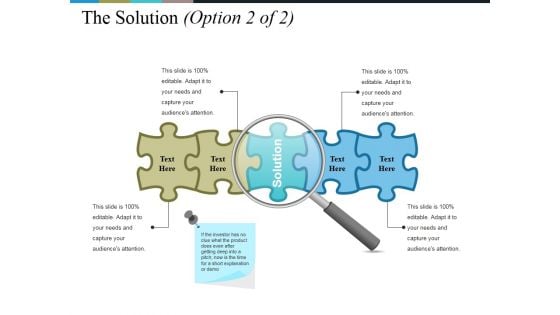 The Solution Template 1 Ppt PowerPoint Presentation Summary Show The Solution Template 1 Ppt PowerPoint Presentation Summary Show