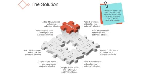 The Solution Template 2 Ppt PowerPoint Presentation Ideas