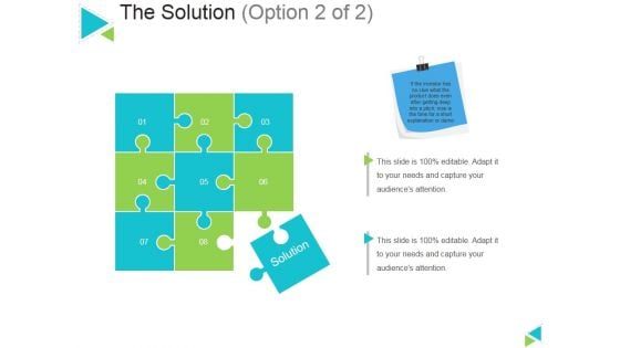 The Solution Template 2 Ppt PowerPoint Presentation Outline Example