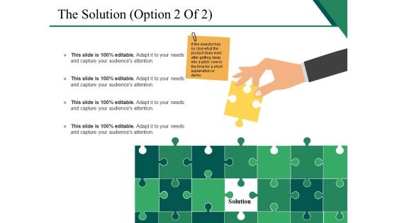 The Solution Template 2 Ppt PowerPoint Presentation Pictures Clipart