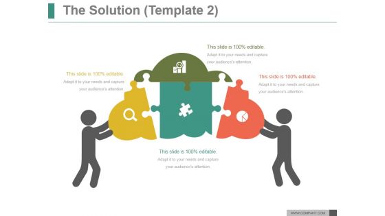 The Solution Template 2 Ppt PowerPoint Presentation Pictures