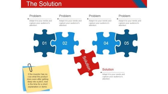 The Solution Template 2 Ppt PowerPoint Presentation Portfolio