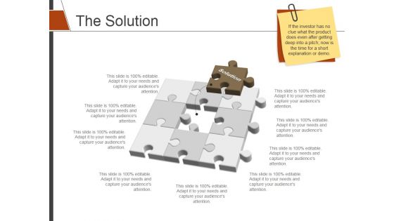 The Solution Template 2 Ppt PowerPoint Presentation Portfolio Summary