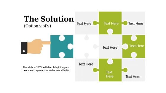 The Solution Template 2 Ppt PowerPoint Presentation Professional Designs