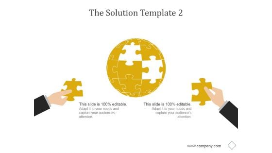 The Solution Template 2 Ppt PowerPoint Presentation Shapes