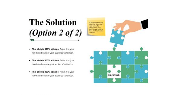The Solution Template 2 Ppt PowerPoint Presentation Summary Clipart