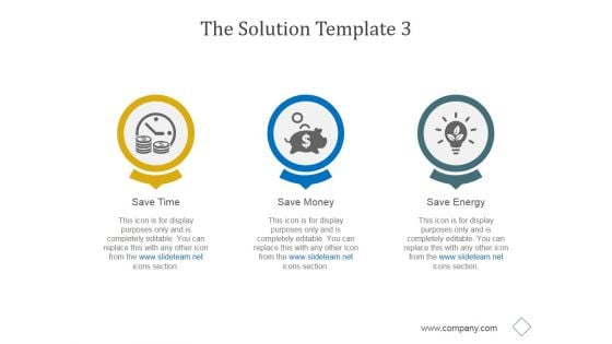 The Solution Template 3 Ppt PowerPoint Presentation Microsoft