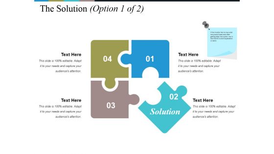 The Solution Template Ppt PowerPoint Presentation File Layout