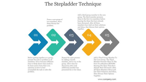 The Stepladder Technique Ppt PowerPoint Presentation Professional