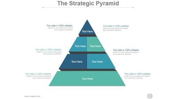 The Strategic Pyramid Ppt PowerPoint Presentation Styles