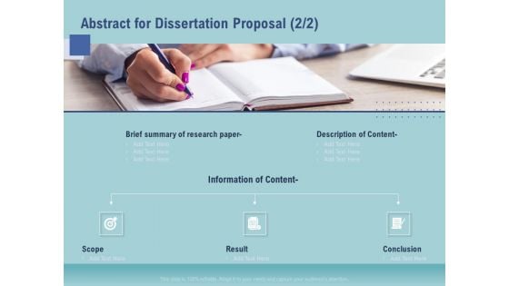 Thesis Abstract For Dissertation Proposal Conclusion Ppt Summary Designs Download PDF