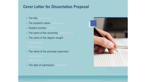 Thesis Cover Letter For Dissertation Proposal Ppt Inspiration Pictures PDF