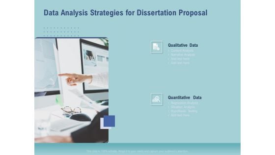 Thesis Data Analysis Strategies For Dissertation Proposal Ppt Styles Layouts PDF