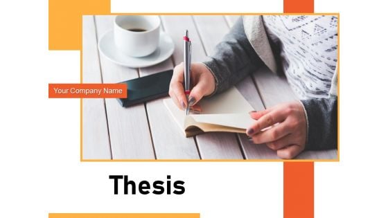 Thesis Roadmap Analysis Ppt PowerPoint Presentation Complete Deck