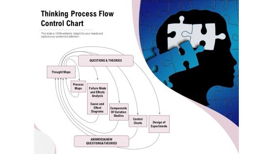 Thinking Process Flow Control Chart Ppt PowerPoint Presentation Pictures Topics PDF