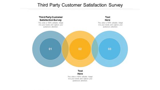 Third Party Customer Satisfaction Survey Ppt PowerPoint Presentation Styles Slides Cpb