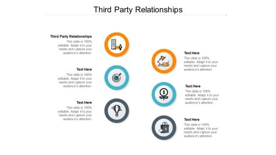 Third Party Relationships Ppt PowerPoint Presentation Layouts Summary Cpb Pdf