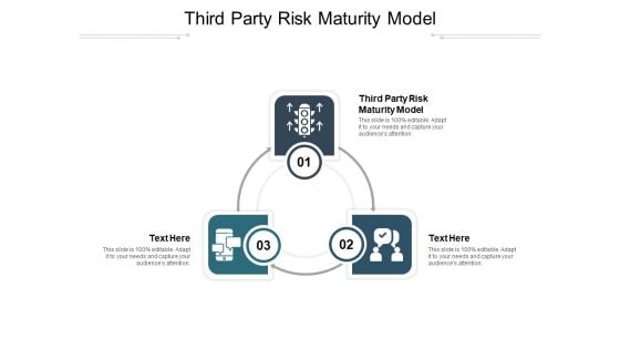 Third Party Risk Maturity Model Ppt PowerPoint Presentation Model Ideas Cpb Pdf