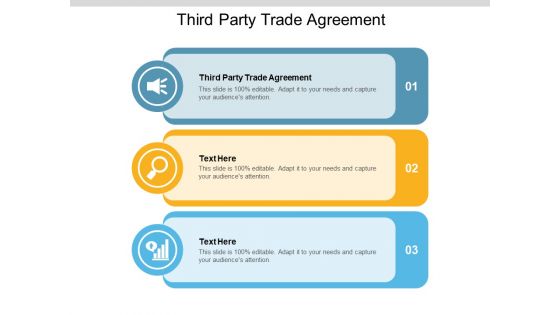 Third Party Trade Agreement Ppt PowerPoint Presentation Summary Example Cpb Pdf