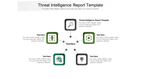Threat Intelligence Report Template Ppt PowerPoint Presentation File Graphics Download Cpb Pdf